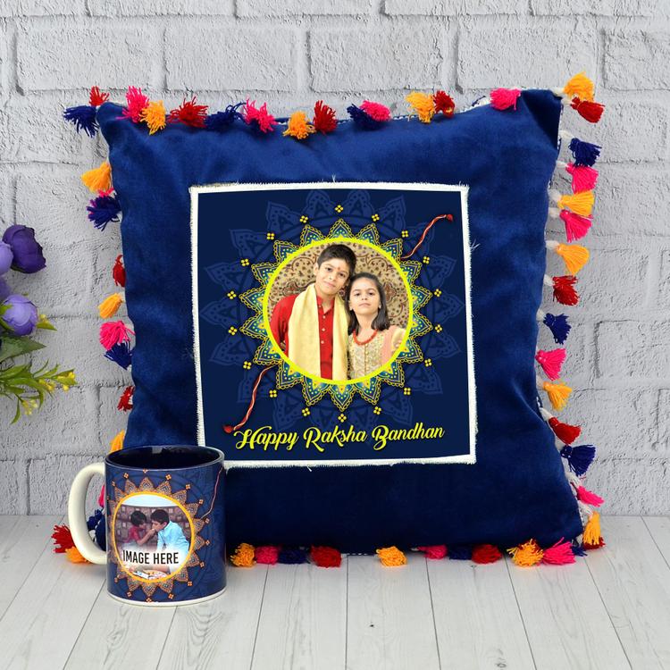Personalized Pillow & Mug Hamper