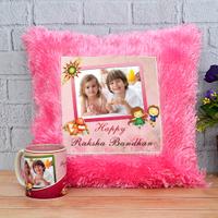 Pink Mug & Pillow Hamper