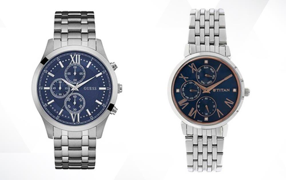 Guess W0875G1& 2569SM01 Watches (Pair)