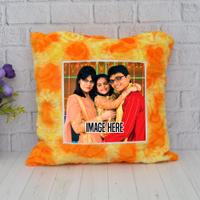 Yellow Square Texture Pillow