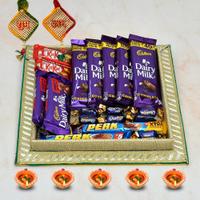 Diwali Choco Thali with Kit Kat & Dairy Milk