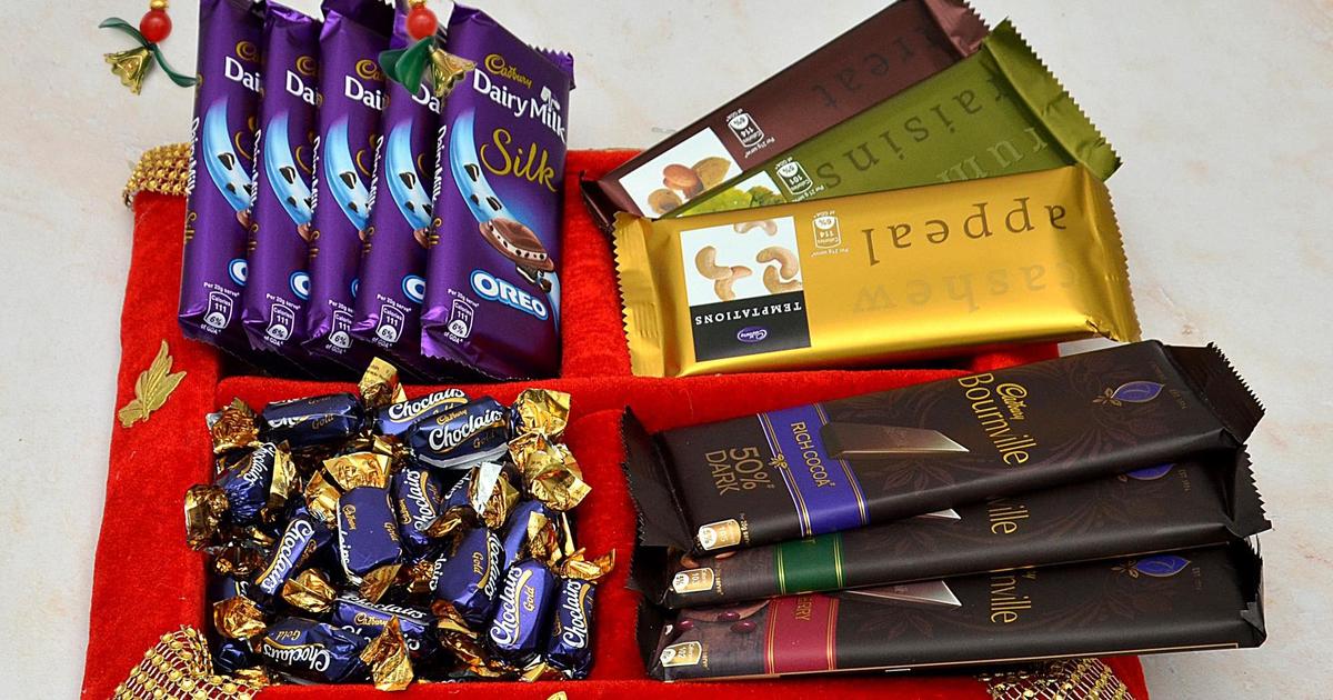 Dairy Milk, Temptation & Bournville Thali Diwali Gifts