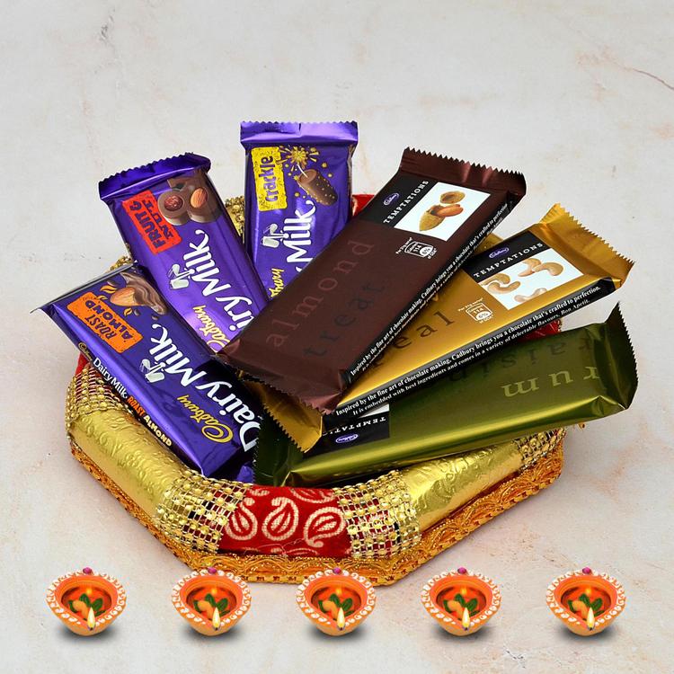 Temptation & Dairy Milk Thali