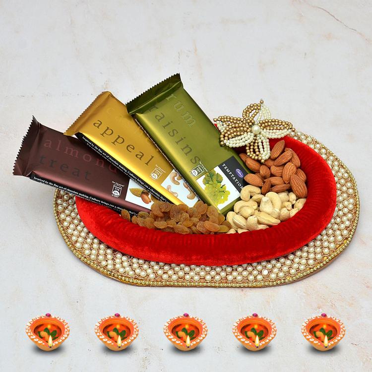 Dry Fruits & Temptation Thali (Same Day)