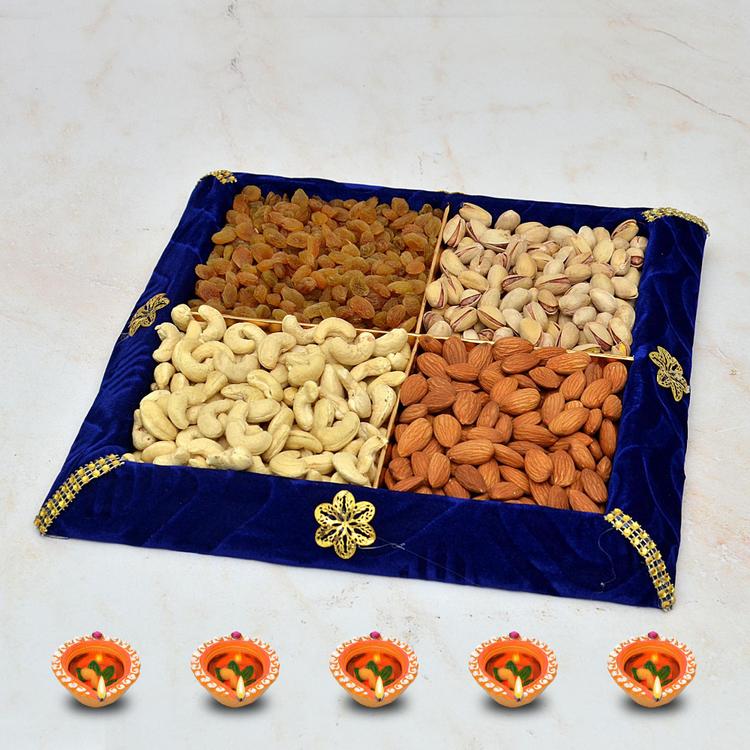 1 Kg Dry Fruit Thali -Same Day