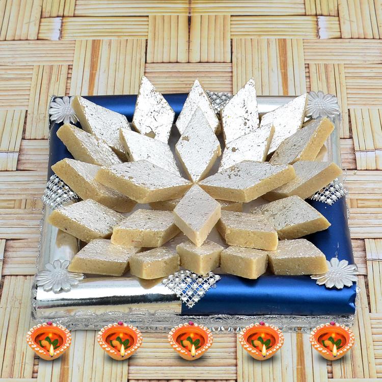 Kaju Barfi, Square Thali (Same Day)