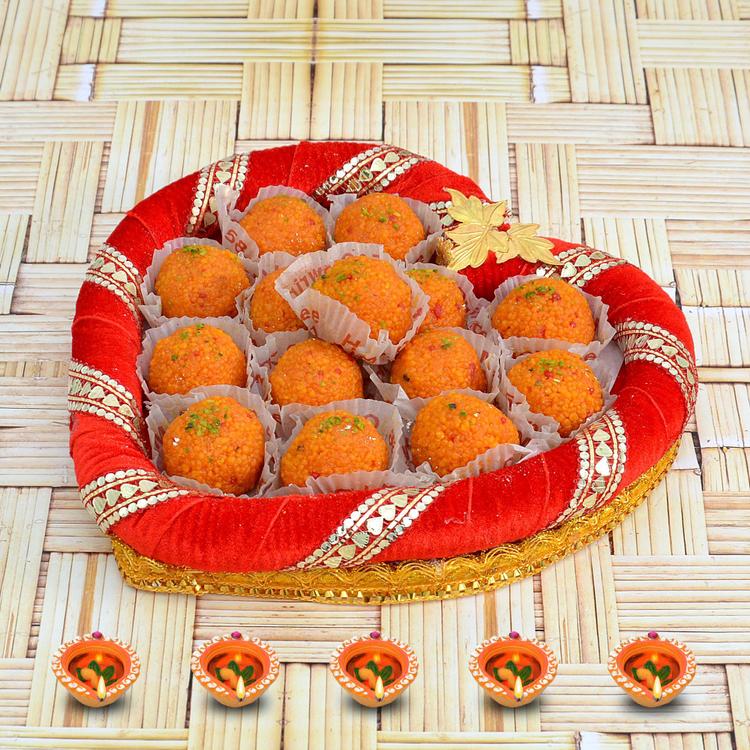Motichur Laddu, Heart Thali