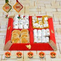 Gujia, Mawa Cake, Kaju Roll & Moti Pak