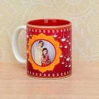 Inner Red Diwali Personalized Mug