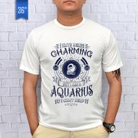 Aqarius White T Shirt 36 cm