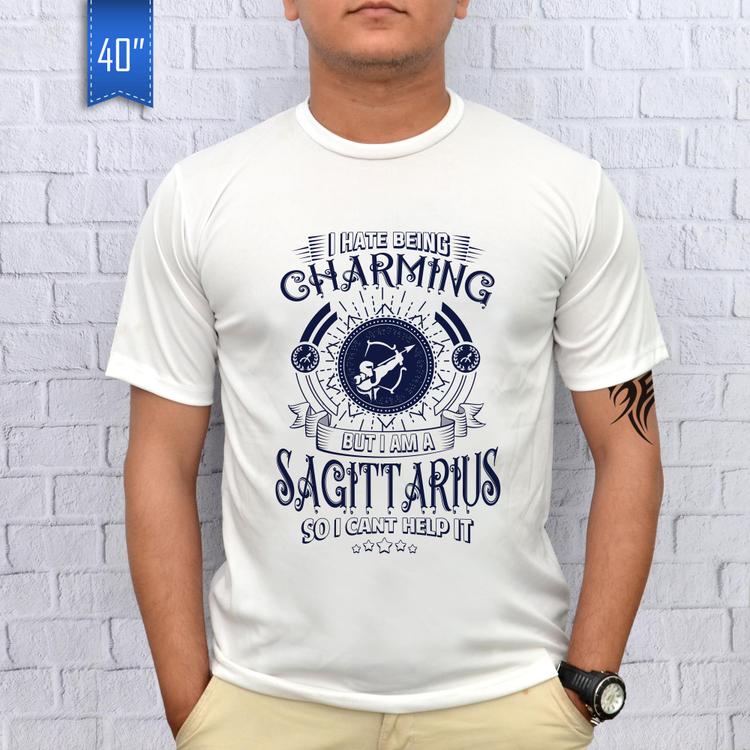 Sagittarius White T Shirt 40 cm