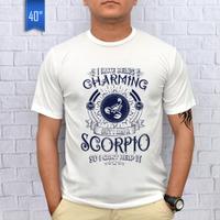 Scorpio White T-Shirt 40 cm