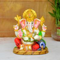 Big Mukut Ganesh Idol