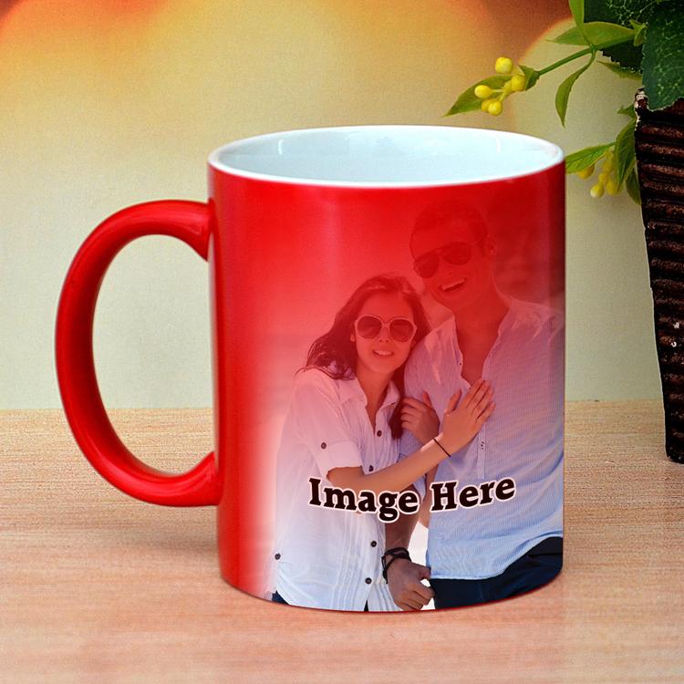 Personalised Red Magic Mug