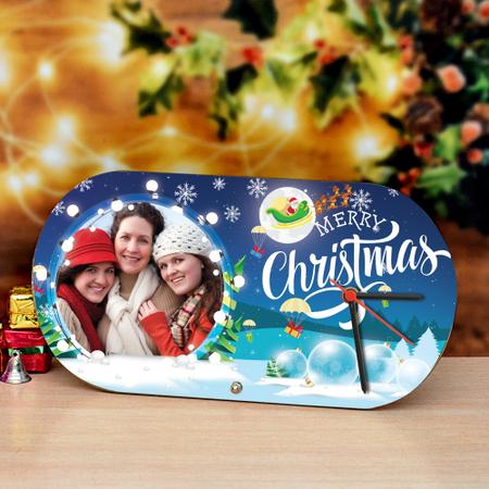 Christmas Oval Photo Frame