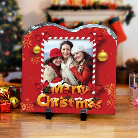 Christmas Rock Photo Frame
