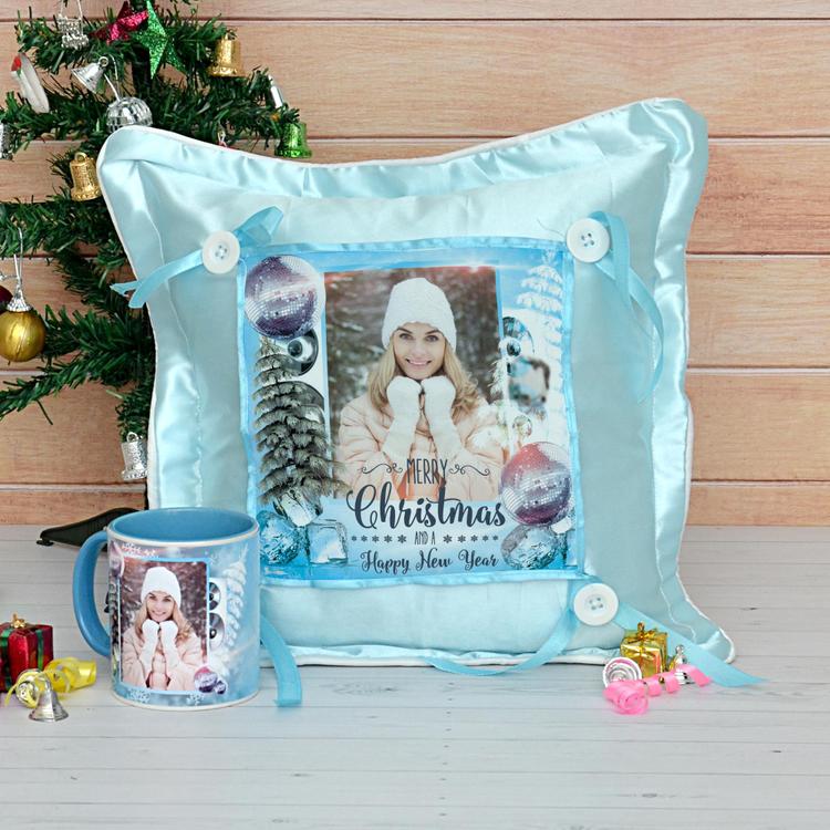 Christmas Photo Mug & Pillow