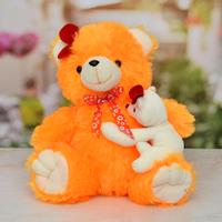 Yellow Teddy With Baby