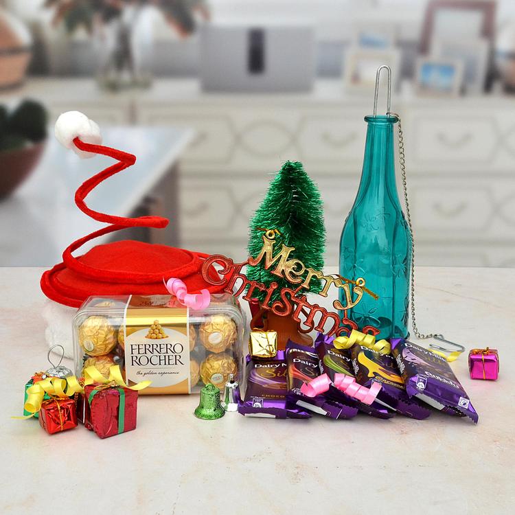 Rocher, Dairy Milk, Tree & Cap