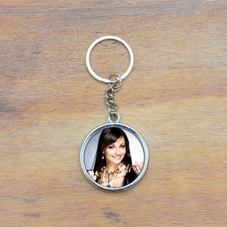 Round Personalized Keychain