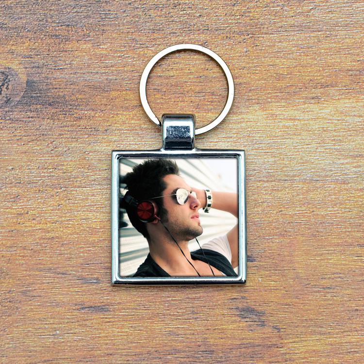 Square Personalzed Keychain