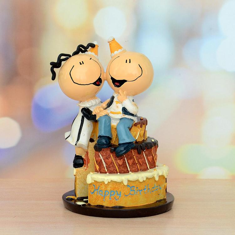 Kids on Birthday Cake Show Piece