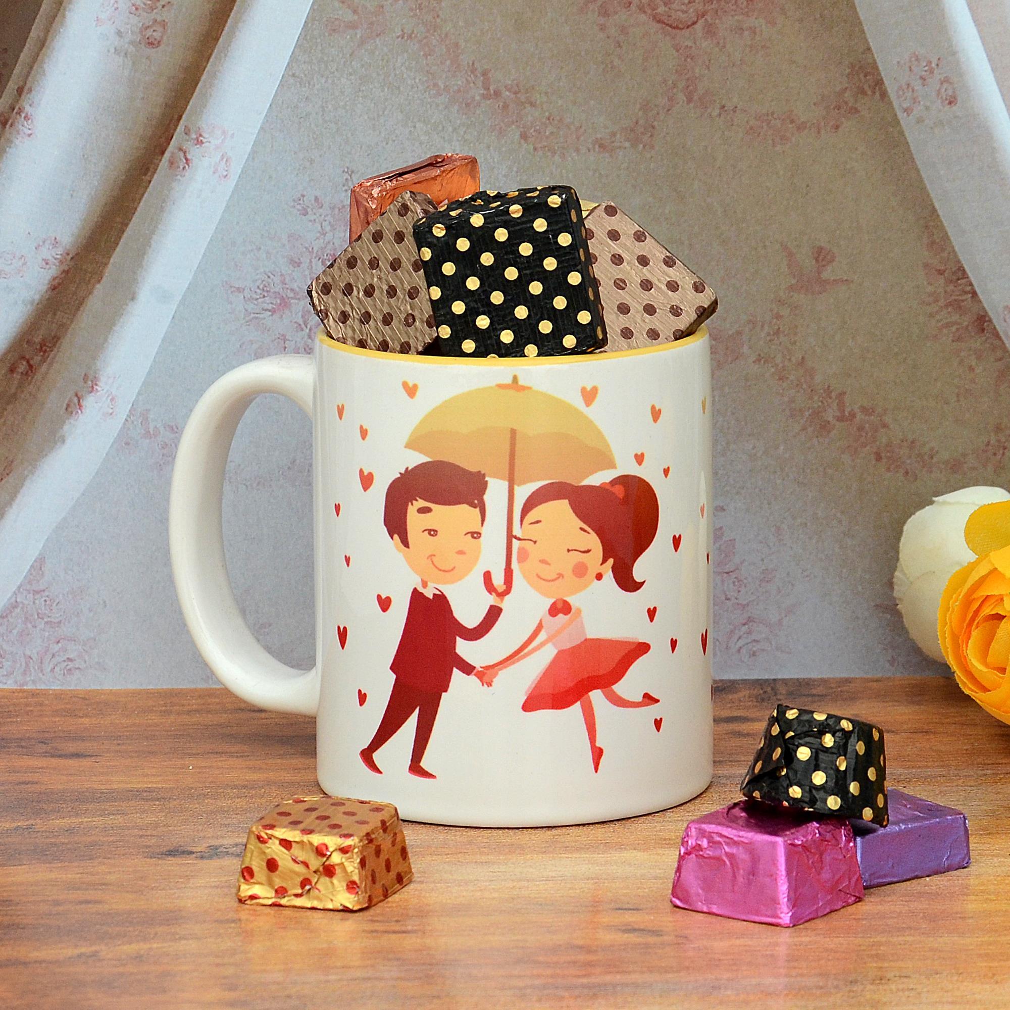 Handmade Chocolates in a Mug