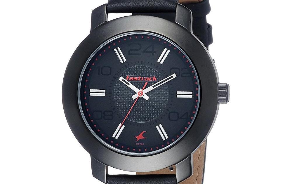 Stainless Steel Fastrack 3120nsd Black Fastrack Watch-3120NL02
