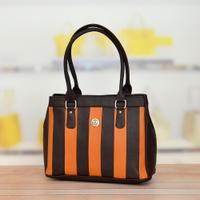 Orange and Chocolate Designer Bag