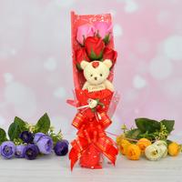 Rose Teddy Bouquet