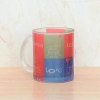 Love Designer Glass Mug