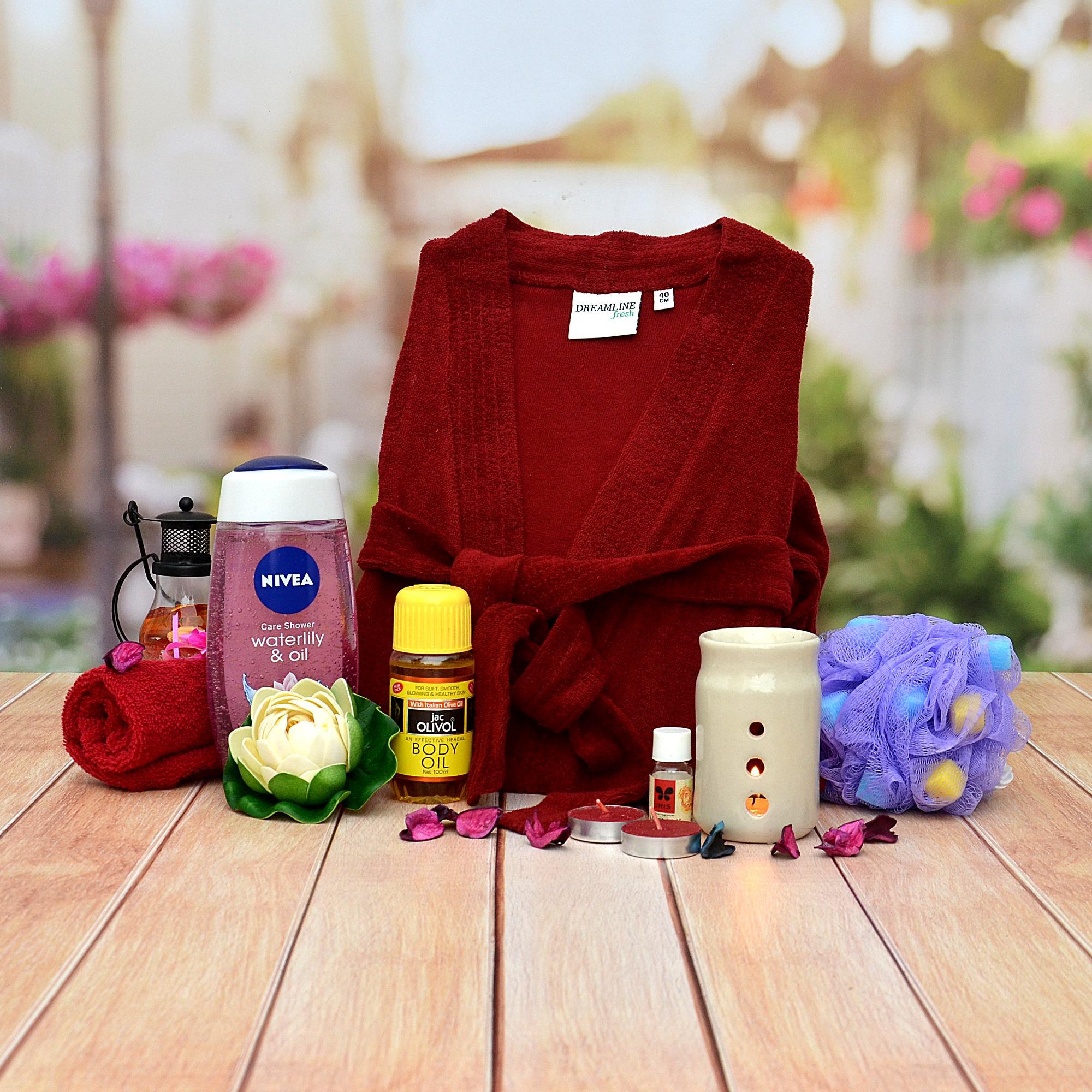 Mega Bathrobe Hamper Gift Baskets