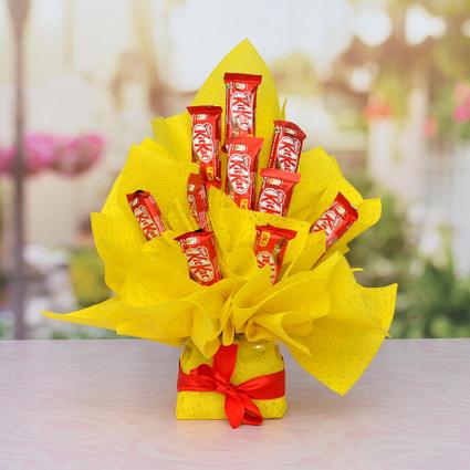 10 Pcs Kit Kat Bouquet