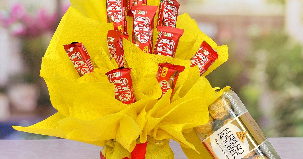 Kit Kat Bouquet, Ferrero, Chocolate Bouquets