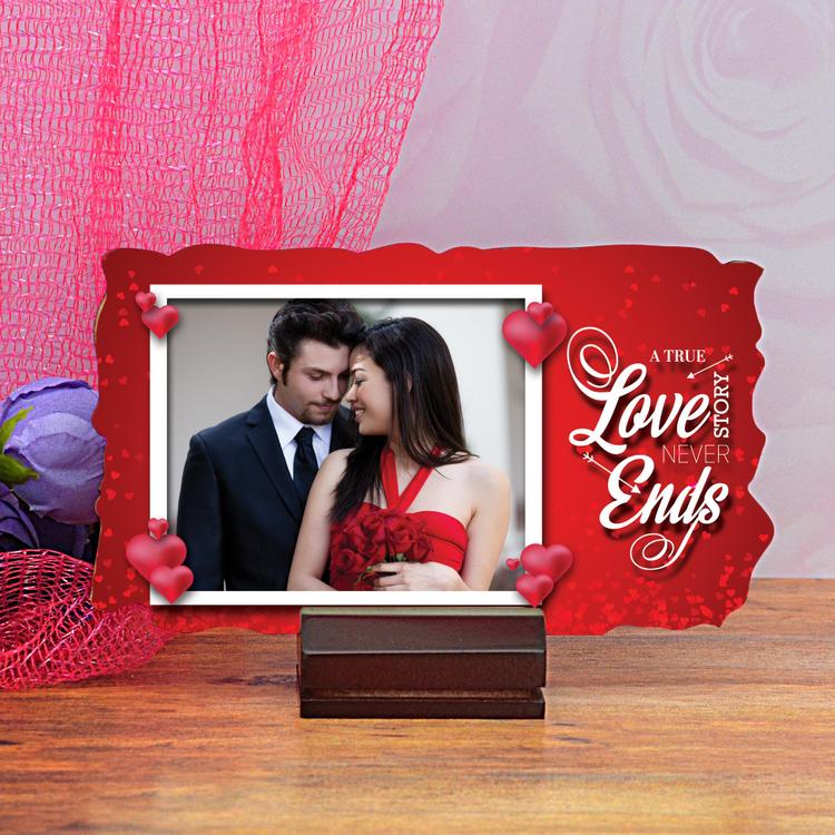 Love Never Ends Wood Frame