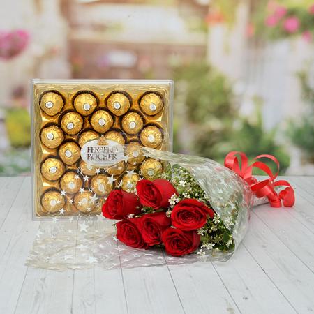 Red Roses, Ferrero Rocher