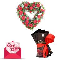 50 Rose Heartshape arrangements Hamper