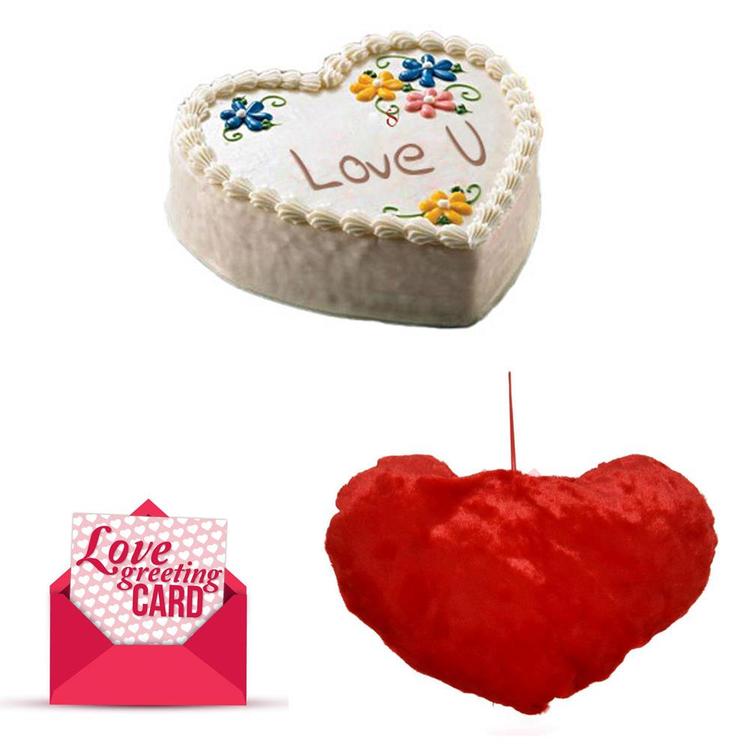 Cushion, Vanilla Cake, Love Card