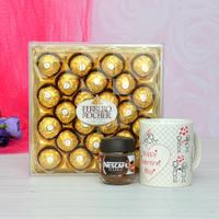 Mug, Coffee & Ferrero Rocher