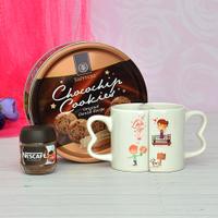 Love Mug with Coffee & Cookies