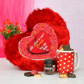 Mug with Coffee & Pillow