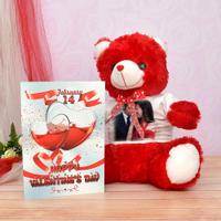 Red Teddy, Greeting Card