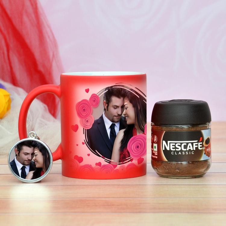 Mug with Coffee & Keychain