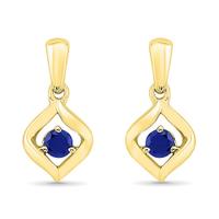 Blue Saphire Earrings