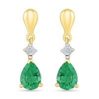 Sensation Emerald Earrings