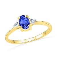 Sensation Blue Sapphire Finger Ring