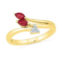 Attractive Ruby Finger Ring