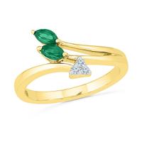 Angel Emerald Finger Ring