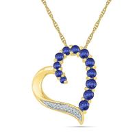 Loveable Blue Sapphire Pendant