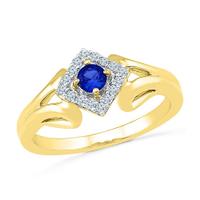 Posh Blue Sapphire Finger Ring